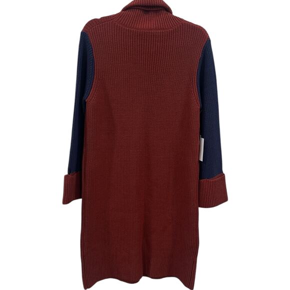 NWT Anthropologie Callahan Duffy Colorblock Sweater Dress - Picture 3 of 7